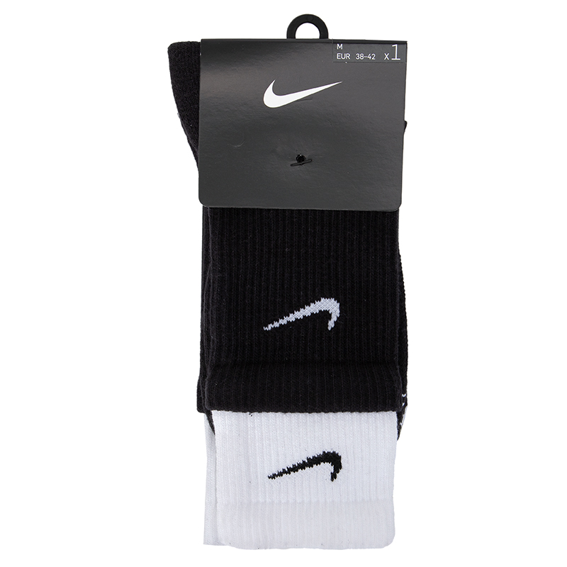 耐克U NK EVERYDAY PLUS CUSH CREW 1 PR-DOUBLE SOCK中中袜DD2795-011